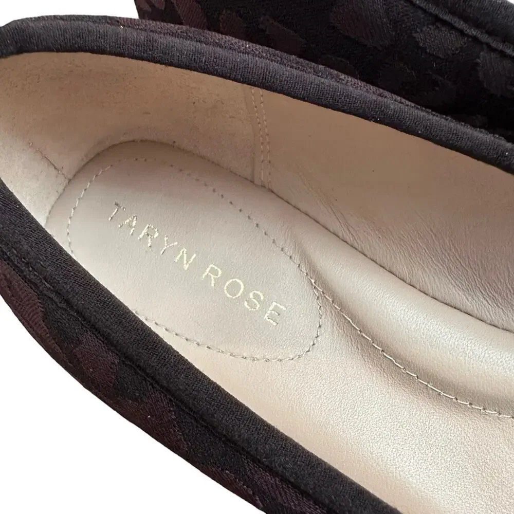 Taryn Rose | Size 9.5 Bobbi Flat in Mahogany Sporty Sneaker Flat Leopard comfy